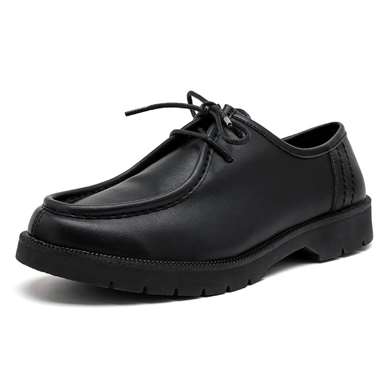 WEISHIBANGWEI WEISHIBANGWEI Microfiber Leather Casual Shoes Men's Black