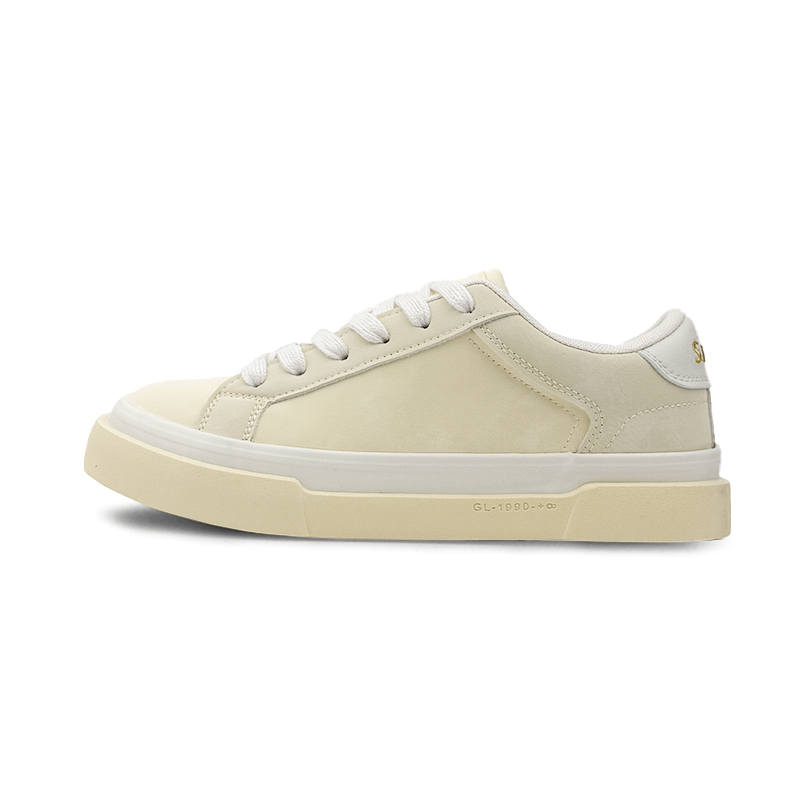 VASIBAEN Coverage Cushioning Coverage Cushioning Low top Skateboard Shoes Men's Almond Yellow