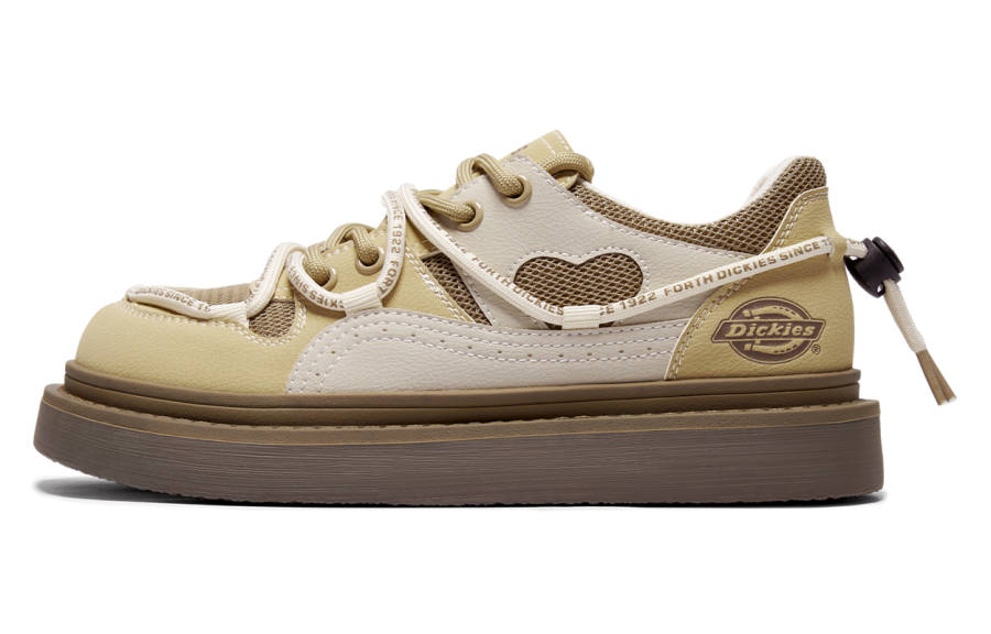 Dickies Low top Skateboard Shoes Women's Beige Brown
