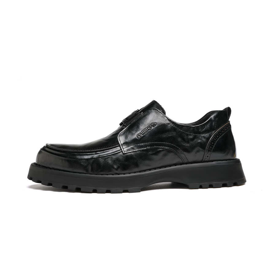 Millies MILLIE'S Cow Leather Casual Shoes Men's Black