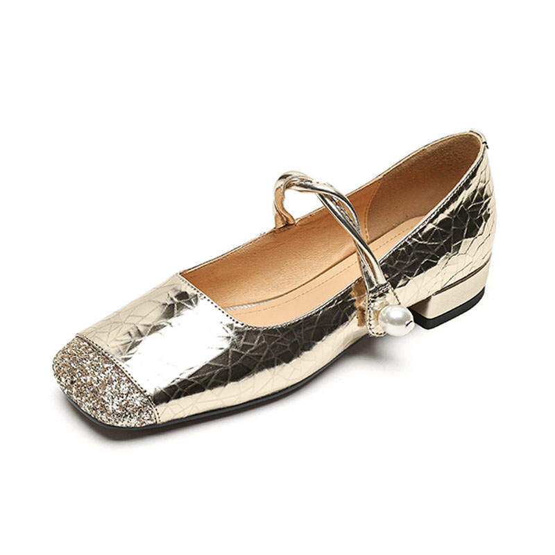 Echo&yolo Sheepskin Casual Shoes 2.5cm Women's