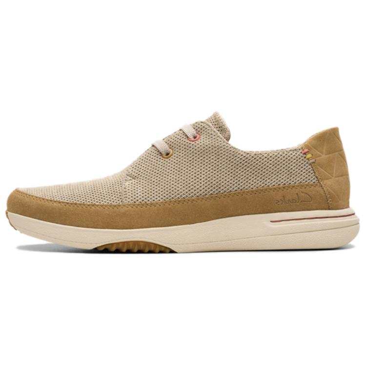 Clarks Carefree Collection Cow Split Leather Casual Shoes Men's Gray