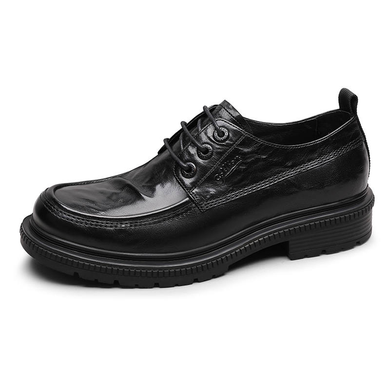 GOLDLION Dress Shoes Men's Low Top Black/Brown