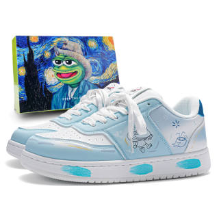 Pepe The Frog Low top Skateboard Shoes Unisex