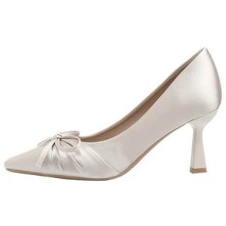 Aimilian Pu High Heels Women's Ecru