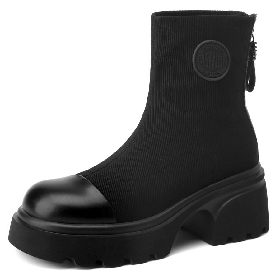 D:FUSE SCANDINAVIA D FUSE SCANDINAVIA Stretch & Sock Boots Cow Split Leather