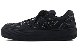 WILD PITCH Overthrow Low top Skateboard Shoes Unisex Black