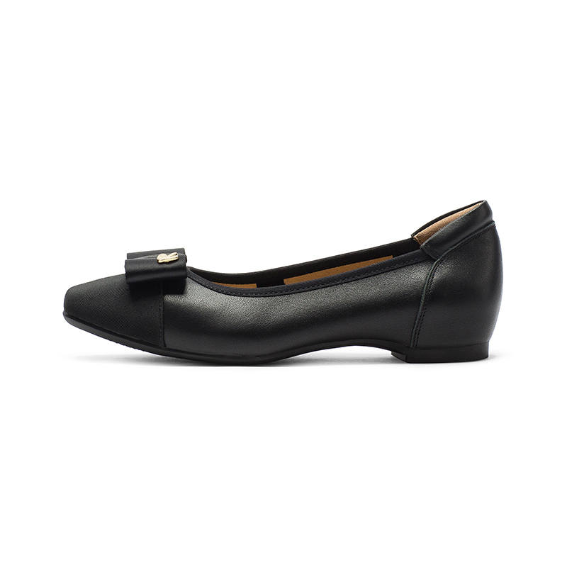 Coup De Foudre Top Grain Cow Leather, Cow Leather Casual Shoes 1CM Women's