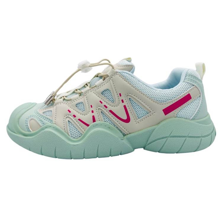 QIANJIN Low top Casual Shoes Women's Light Aqua Green