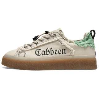 Cabbeen Low top Skateboard Shoes Men's Apricot