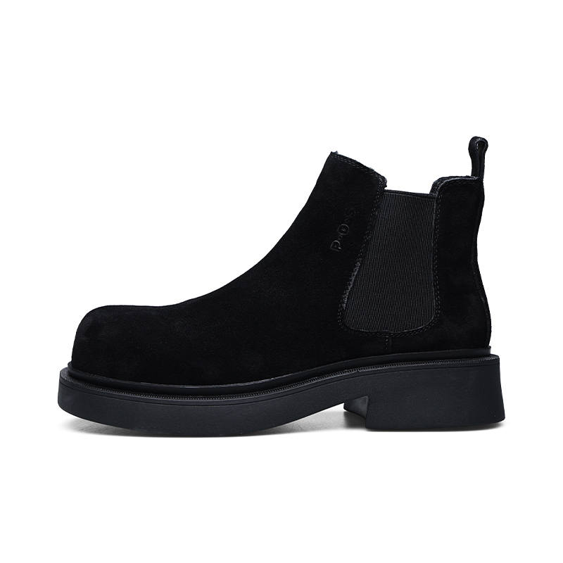 PARDASAUL PARDASAUL Cow Split Leather Chelsea Boots Men's Black
