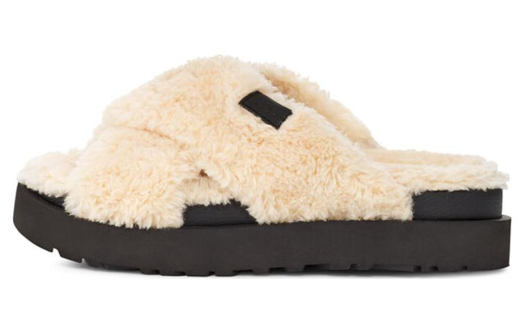 UGG UGG Fuzz Sugar Cross Slides