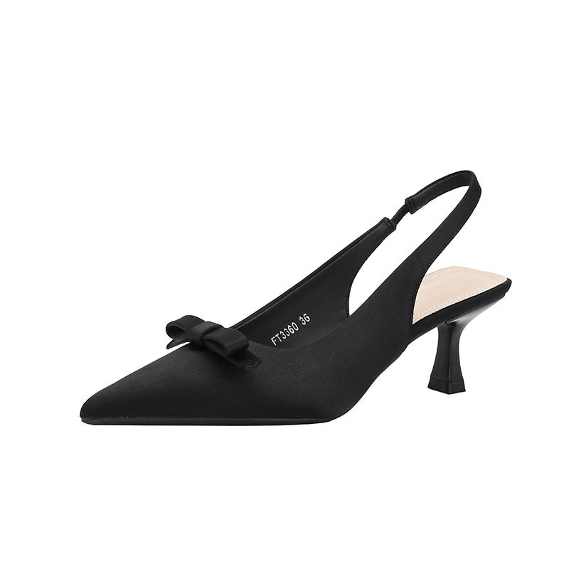 YAFEI XUANYU Silk Slim Heel High Heels 6CM Women's