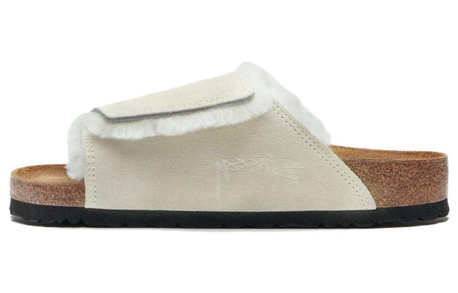 Birkenstock x Stussy Slide Slippers Unisex White