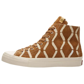 Visvim Skagway Mid top Skateboard Shoes Men's Camel