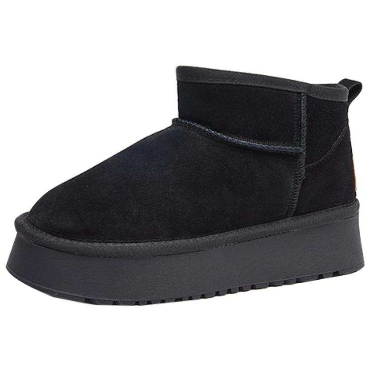 GIGIRYO Snow Boots Women's Khaki/Black/Brown