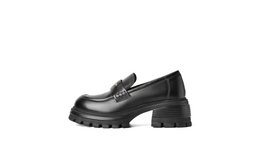 BELLE Cow Leather Loafers Women's