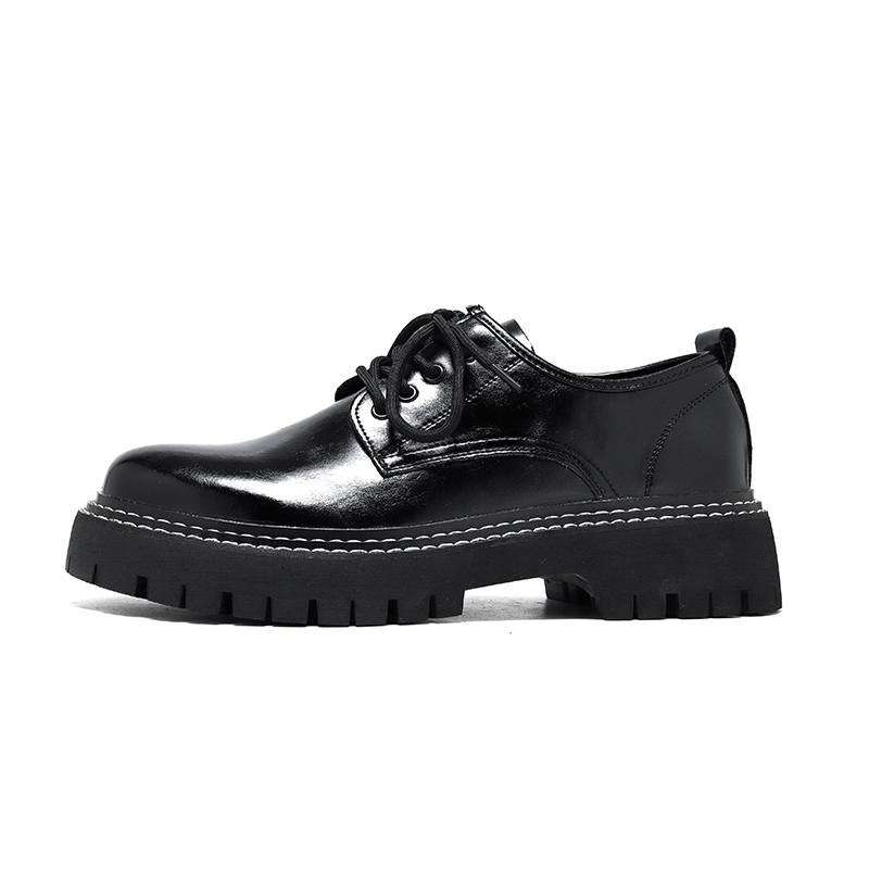 LUOMAIKE Microfiber Leather Casual Shoes Men's Black