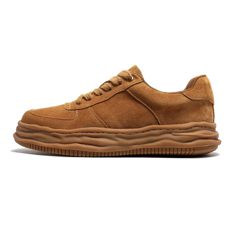 VAEL Cow Suede Cushioning Abrasion Resistant Cushioning, Wear Resistant Low top Skateboard Shoes Men's