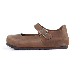 DONGYUANWUZUO Top Grain Cow Leather Mary Jane Shoes Women's