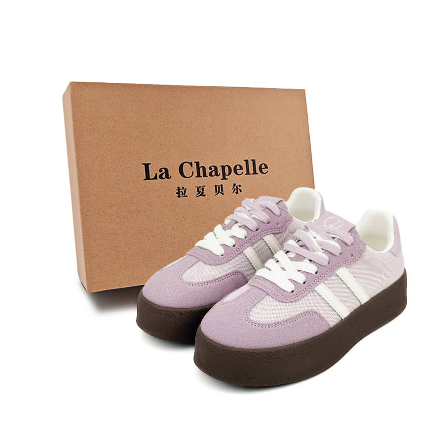 La Chapelle Slip Resistant, Abrasion Resistant, Lightweight Low Top Casual Shoes Women's Purple