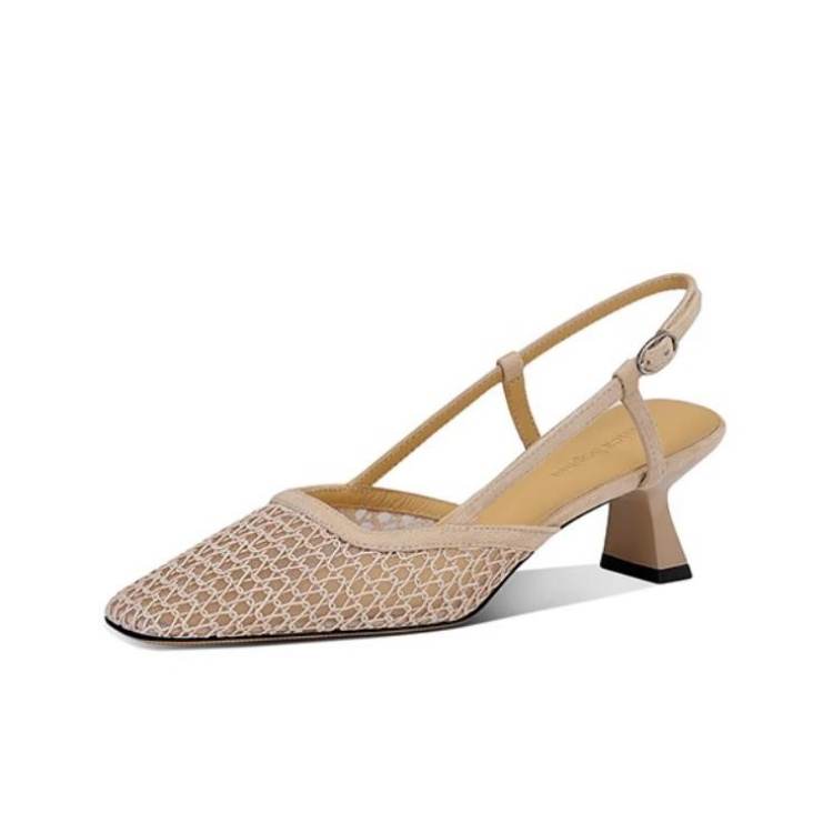 JESSICA SOPHIA Microfiber Leather High Heels Women's
