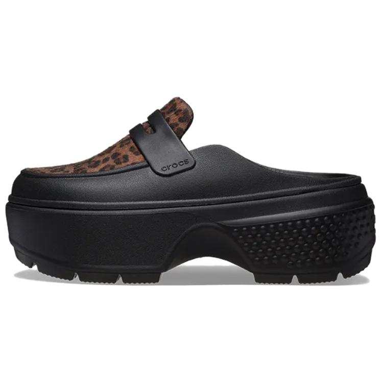 Crocs Abrasion Resistant Abrasion Resistant Closed Toe Slippers Women's Black