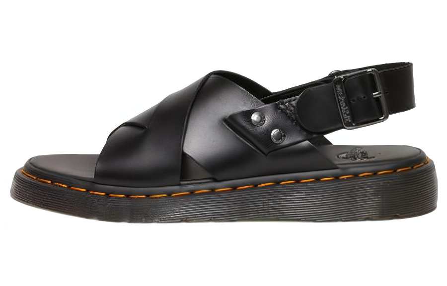 Dr.Martens Dr.Martens Leather Beach Sandals Unisex Black