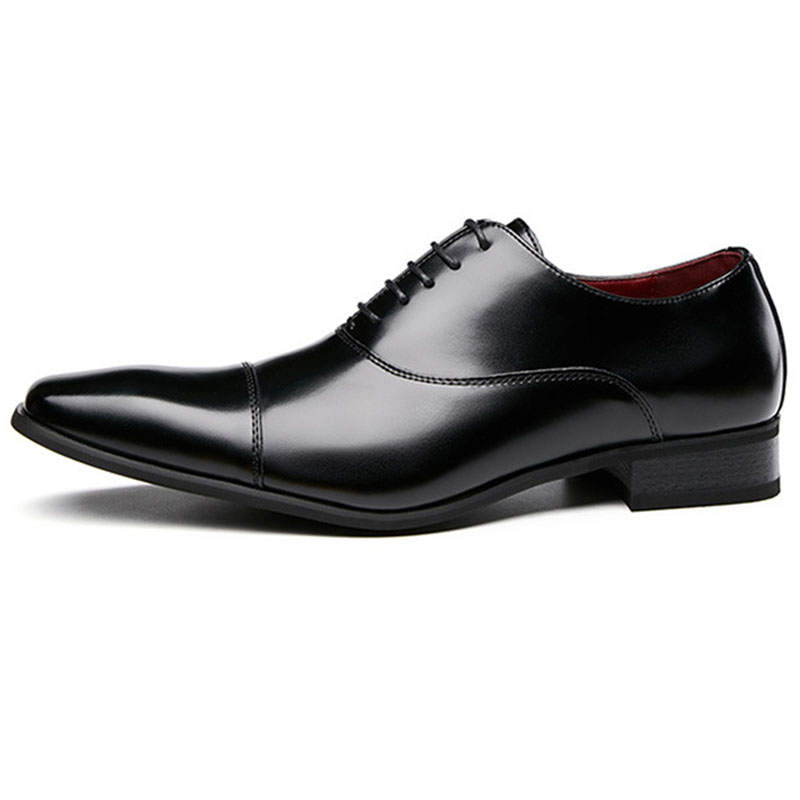 BAILUNHAN Dress Shoes Men's Low Top Black, Brown