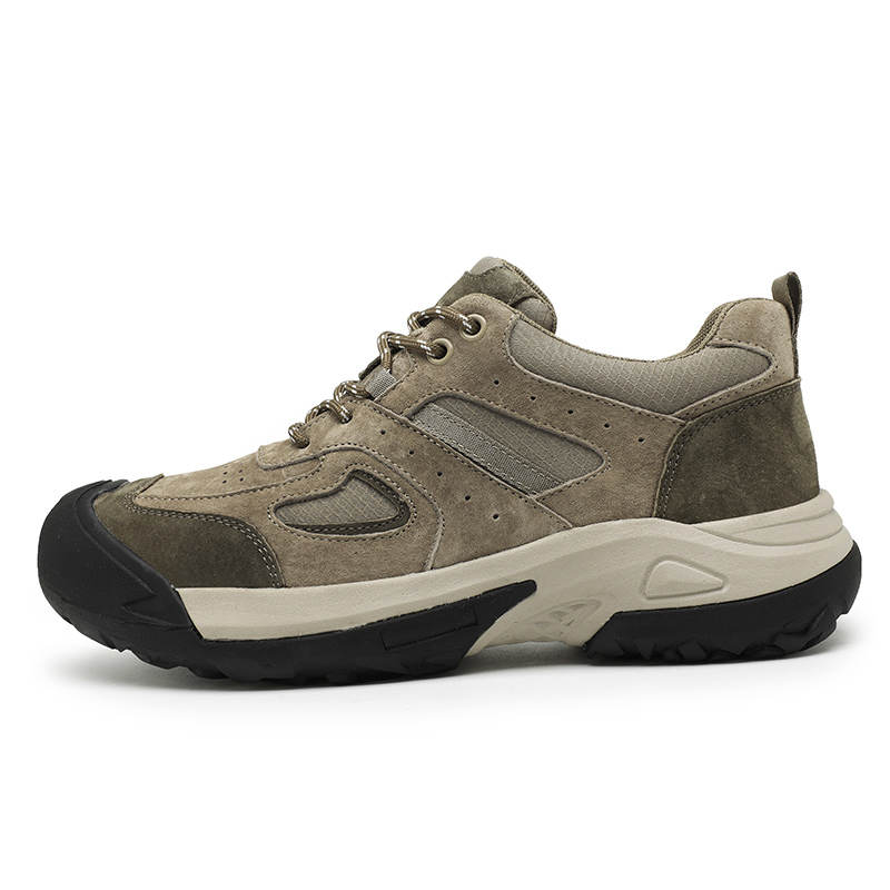 JIGONGYANG Pigskin Low top Hiking Shoes Men's