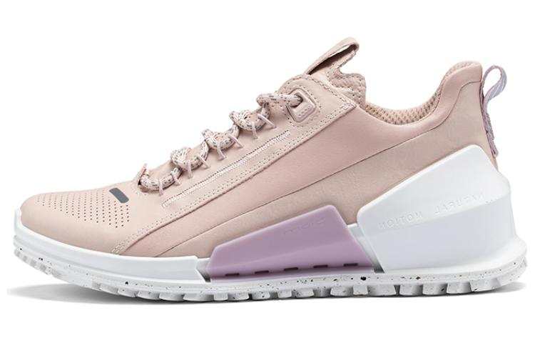 Ecco Striding 2.0 Series Cow Leather Low top Sports Casual Shoes Women's Nude Pink