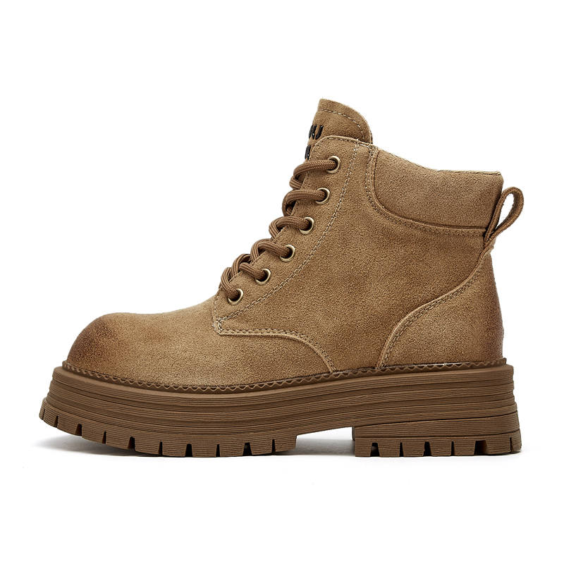 GONGNIUMEILI Short Combat Boots Women's