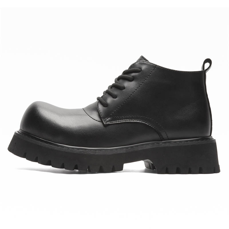 ZHENRAN ZHENRAN Short Combat Boots Unisex Black