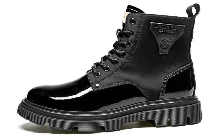 LEAVELAND LEAVELAND Combat Boots Men's Black