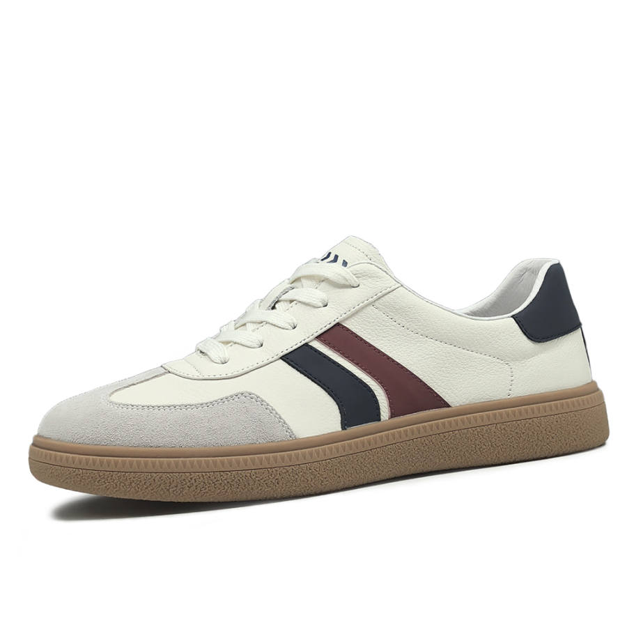SENJIALUO Top Grain Cow Leather Moisture Wicking Abrasion Resistant Lightweight Slip Resistant