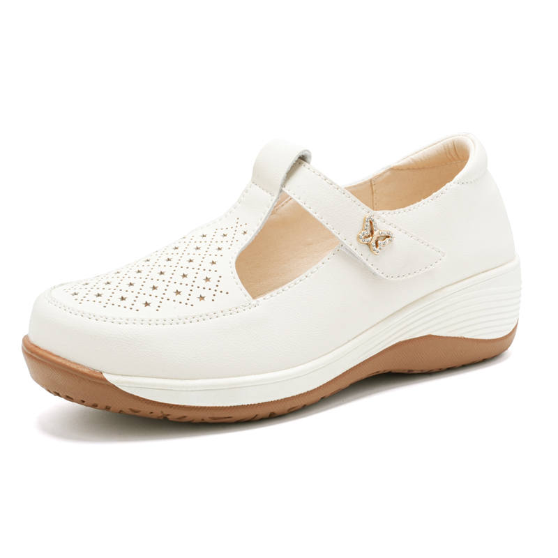 Reivantix Reivanti Casual Shoes Women's Beige Perforated