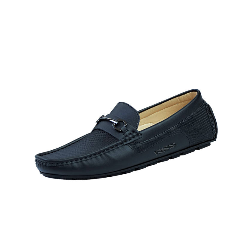 YIMINU Men's Casual Shoes Men's Low Top Black