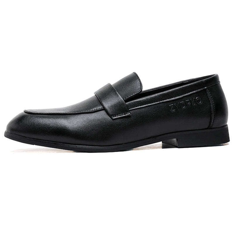WEISHIBANGWEI WEISHIBANGWEI Microfiber Leather Loafers Men's Black