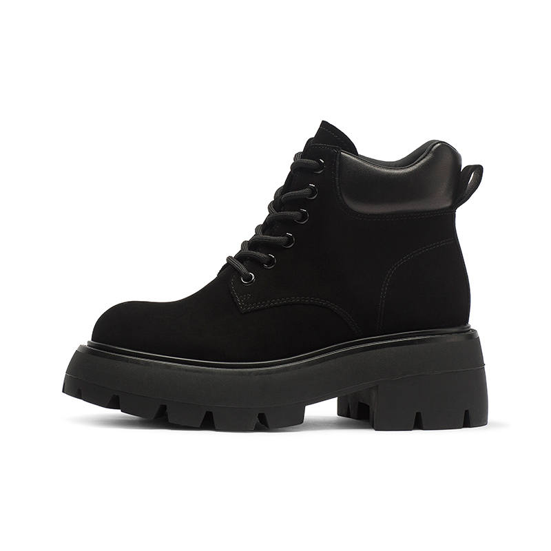 Coup De Foudre CDF Cow Suede Short Combat Boots 6.5cm Women's
