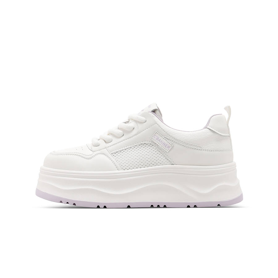 C°BANNER Synthetic Leather, Textile Abrasion Resistant Breathable Low top Skateboard Shoes Women's