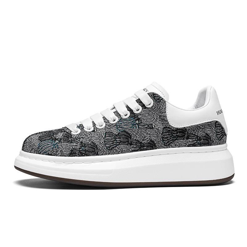 HUABANGONGYUAN Height Increasing Height Increasing Low top Skateboard Shoes Men's