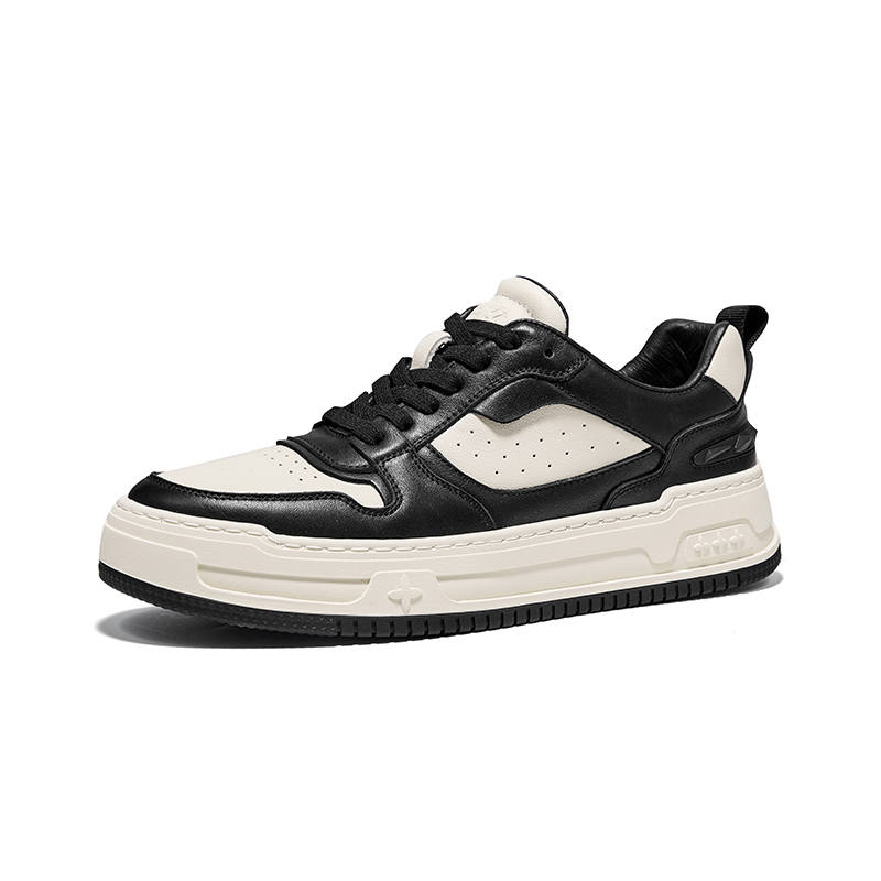 Hautton Jeans Abrasion Resistant Height Increasing Low top Skateboard Shoes Men's