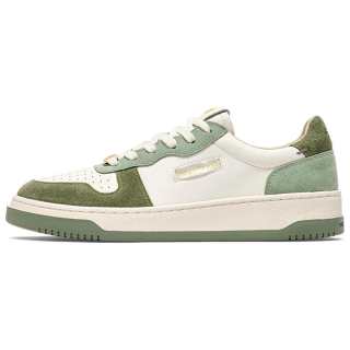 East Pacific Trade Court Leather Low top Skateboard Shoes Unisex White Green