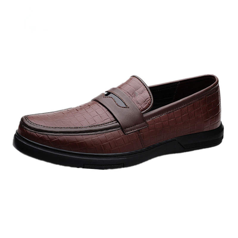 GONGNIULEITING Top Grain Cow Leather Casual Shoes Men's