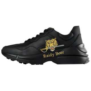 Raidy Boer Casual Shoes Men's Low Top Black/Beige
