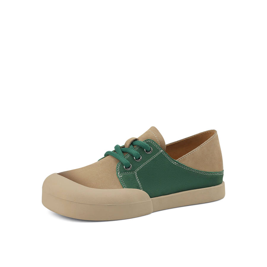OCCAMAN Top Grain Cow Leather Low top Skateboard Shoes Women's