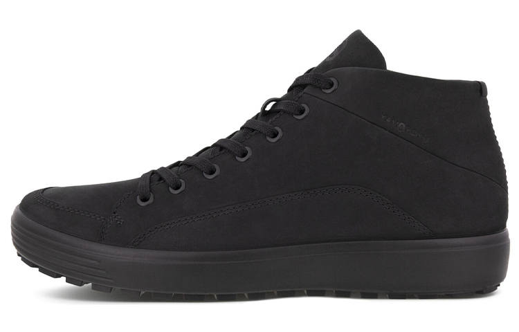 Ecco Ecco 7 TRED Leather Stylish Skateboarding Shoes Men's Black