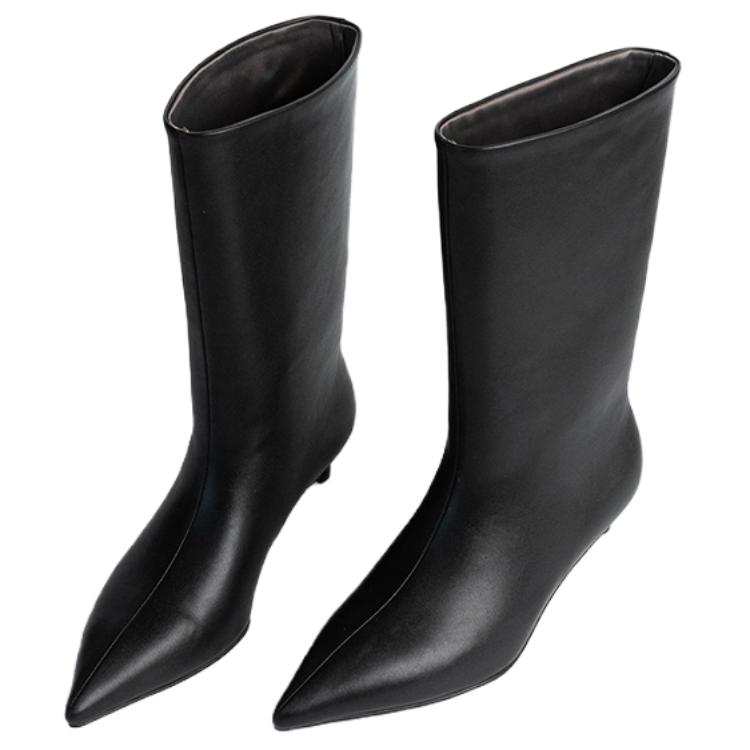 Echo&yolo Cow Leather Ankle Boots Women's