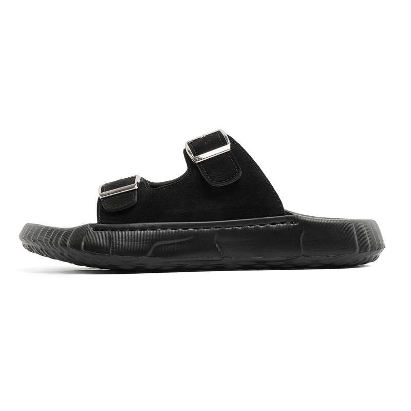SHUPATE Odor Resistant, Abrasion Resistant, Quick Dry Slide Slippers Men's Black