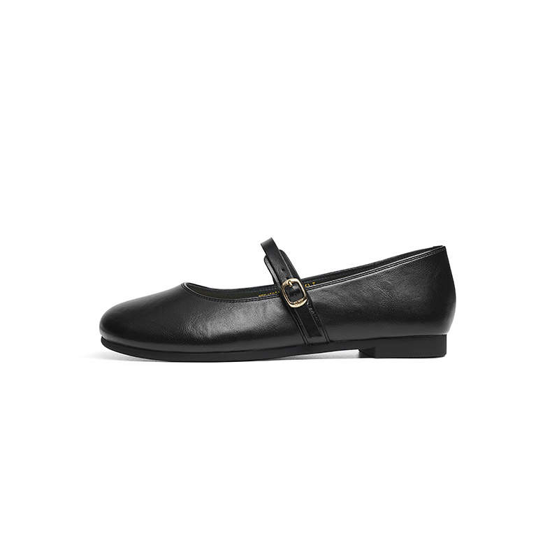 RED DRAGONFLY Synthetic Leather Flat Mary Jane Shoes 1.5cm Women's